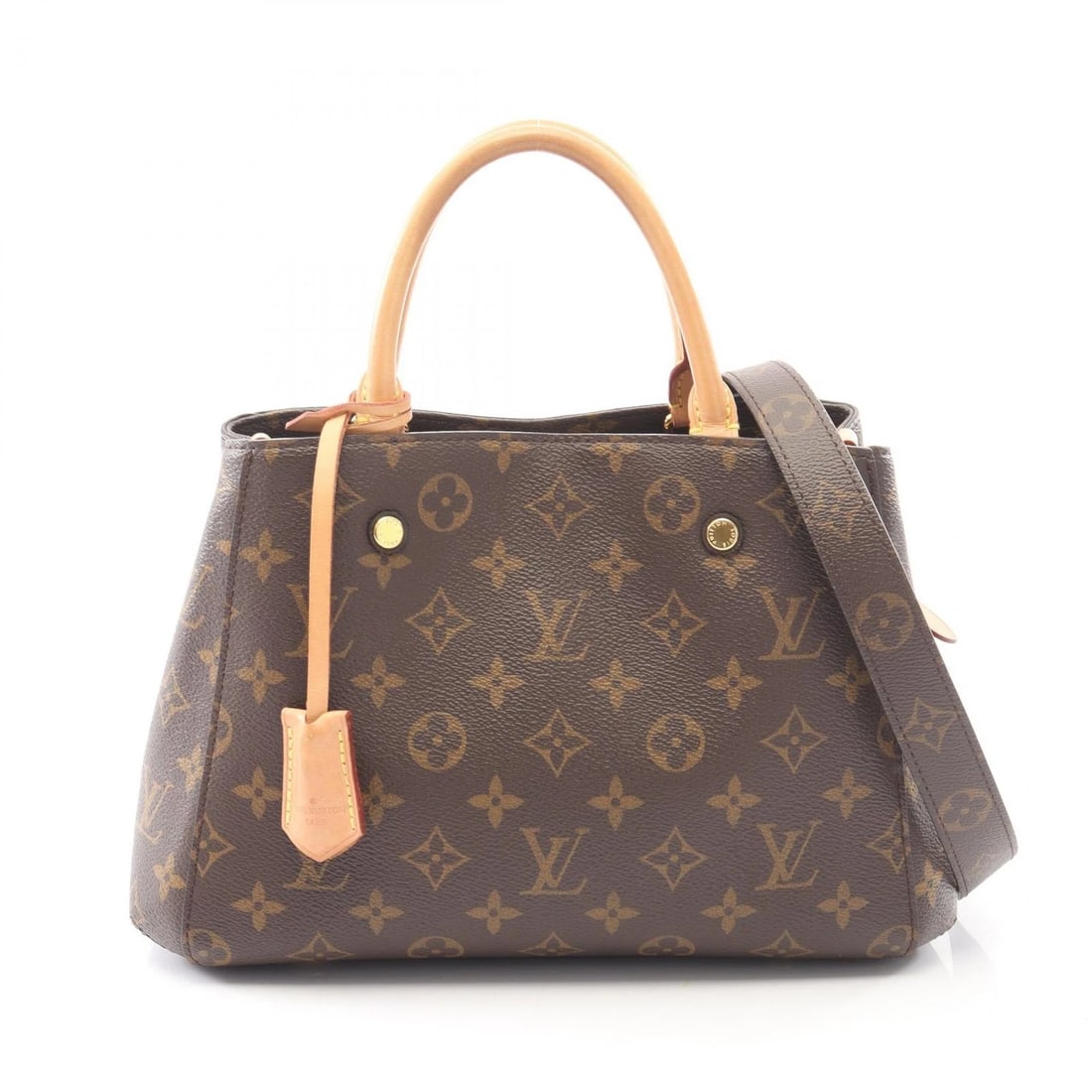 LOUIS VUITTON MONTAIGNE BB SHOULDER HANDBAG (1 of 5)