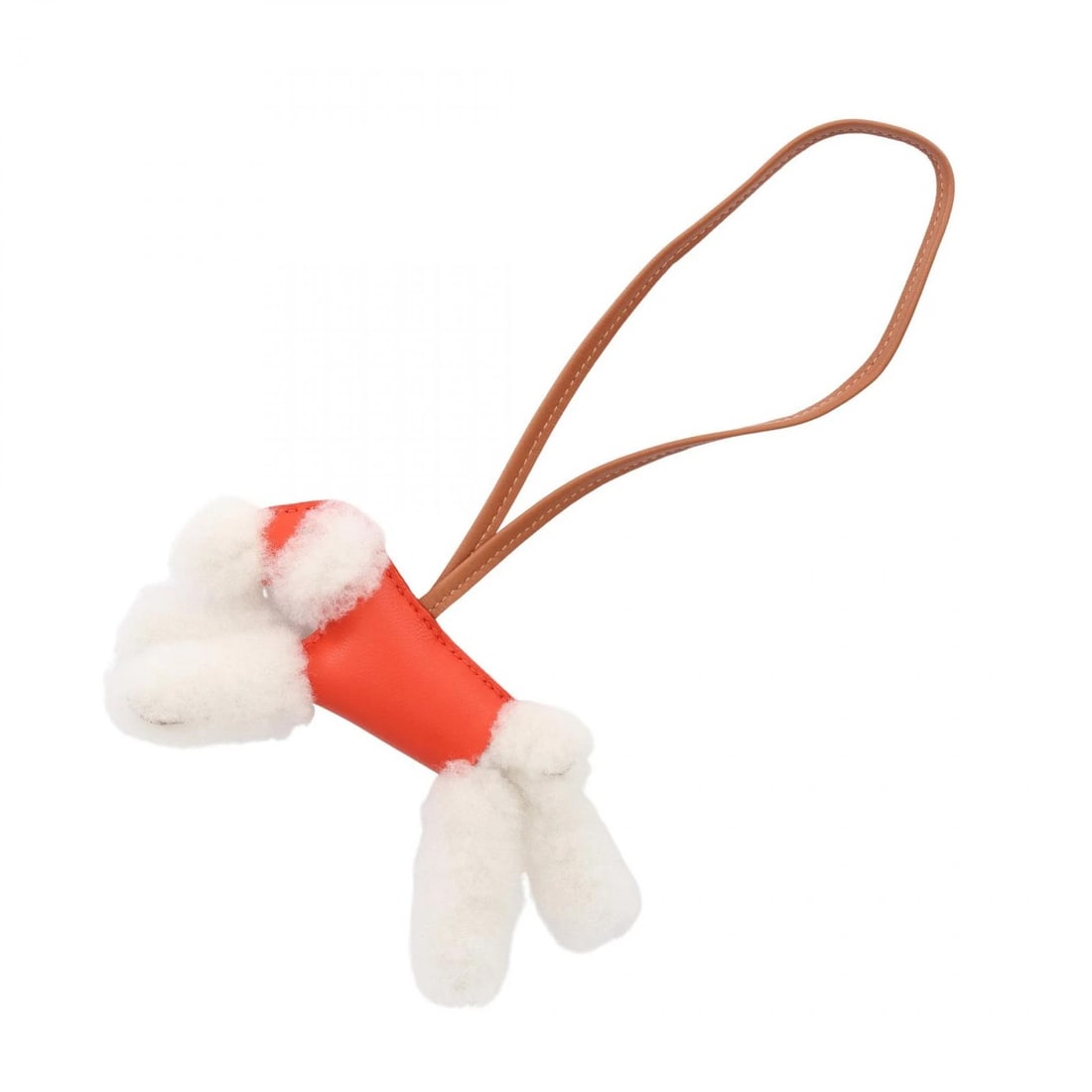 HERMES BUDDY BAG CHARM AGNEAU MILO LEATHER (1 of 5)