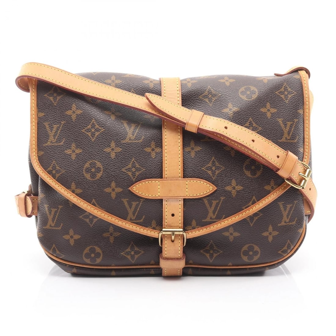 LOUIS VUITTON SAUMUR 30 SHOULDER CROSSBODY BAG: LOUIS VUITTON Saumur 30 Shoulder crossbody Bag Brand: LOUIS VUITTON Type: Shoulder Bag Material: Exterior Material Monogram × PVC coated canvas × leather Color: Exterior Color Brown??ish colors