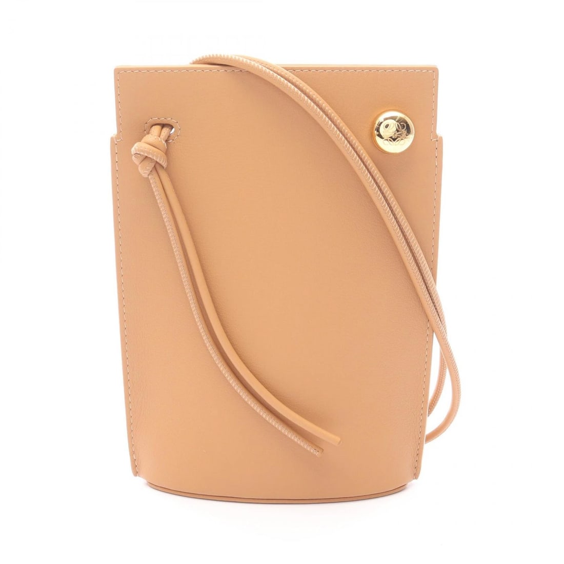 LOEWE PEBBLE DICE POCKET SHOULDER BAG: LOEWE Pebble Dice Pocket Shoulder Bag Brand: LOEWE Type: Shoulder Bag Material: Exterior Material leather Color: Exterior Color Brown Size: H:20cm x W:14cm x D:4.5cm (H:7.9" x W:5.5" x D:1.8") Str