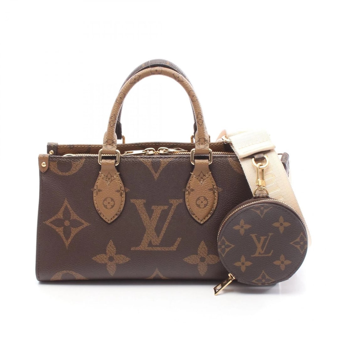 LOUIS VUITTON ON THE GO EW SHOULDER HANDBAG (1 of 3)