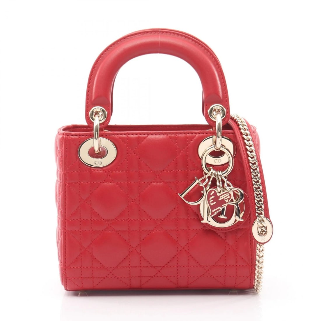 CHRISTIAN DIOR LADY DIOR MINI CANNAGE CROSSBODY (1 of 4)