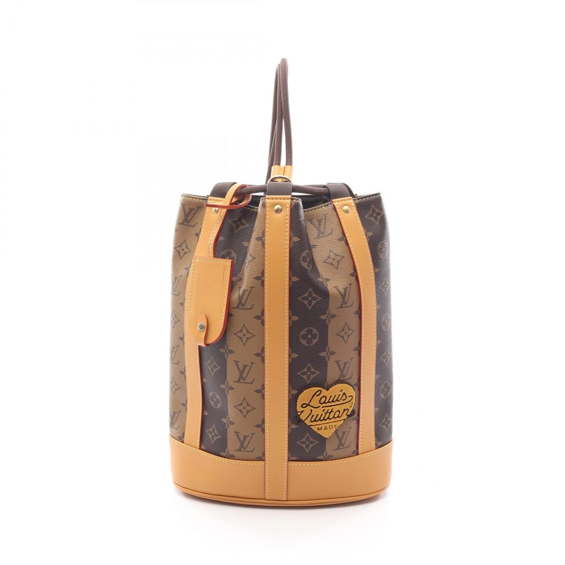 LOUIS VUITTON NIGO RANDONNEE MESSENGER SHOULDER BAG: LOUIS VUITTON NIGO Randonnee Messenger Shoulder Bag Brand: LOUIS VUITTON Type: Shoulder Bag Material: Exterior Material Monogram stripe × PVC coated canvas × leather Color: Exterior Color Brown??