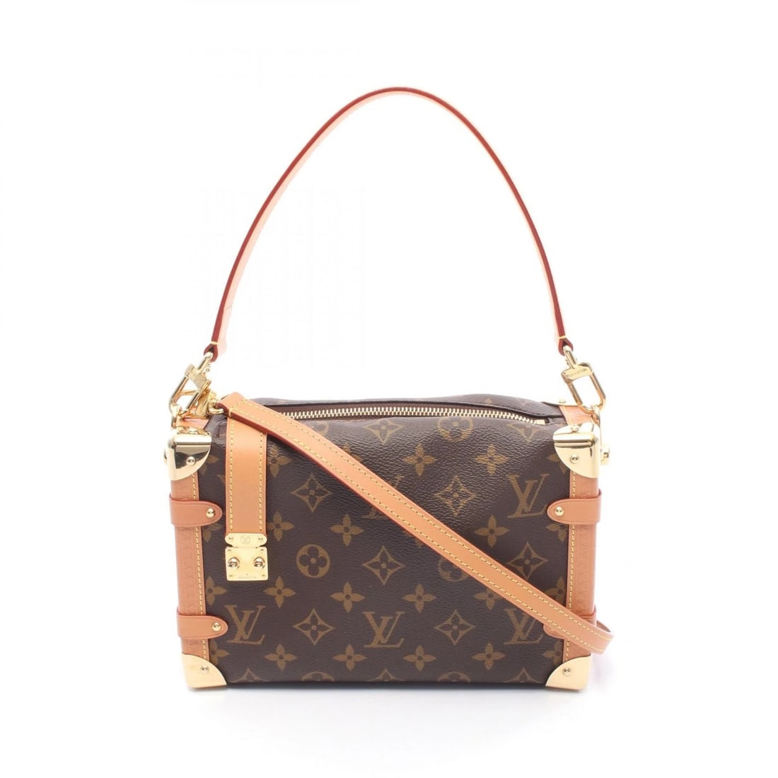 LOUIS VUITTON SIDE TRUNK MM SHOULDER HANDBAG (1 of 4)
