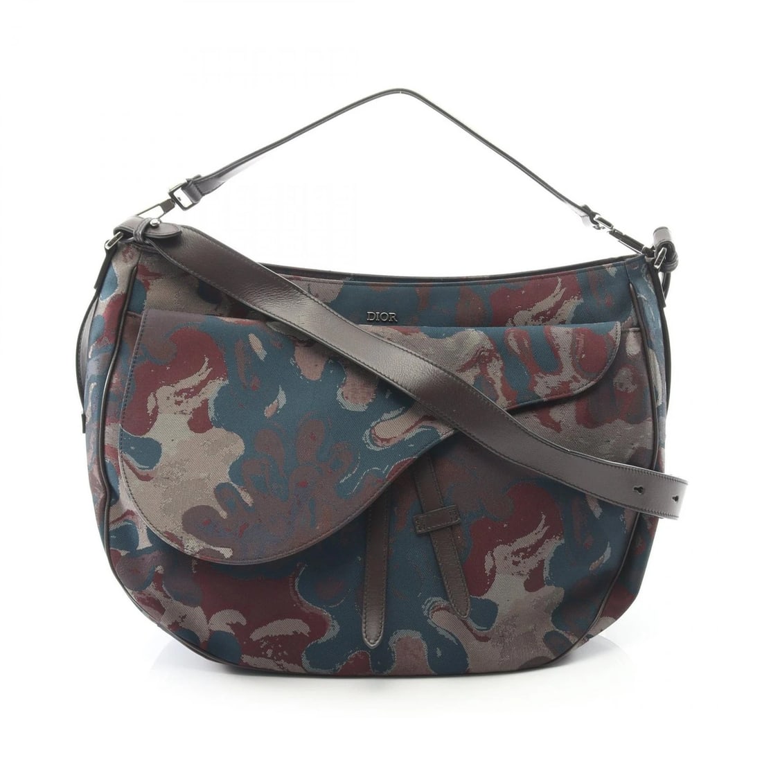 CHRISTIAN DIOR X PETER DOIG SADDLE SHOULDER CROSSBODY BAG (1 of 5)