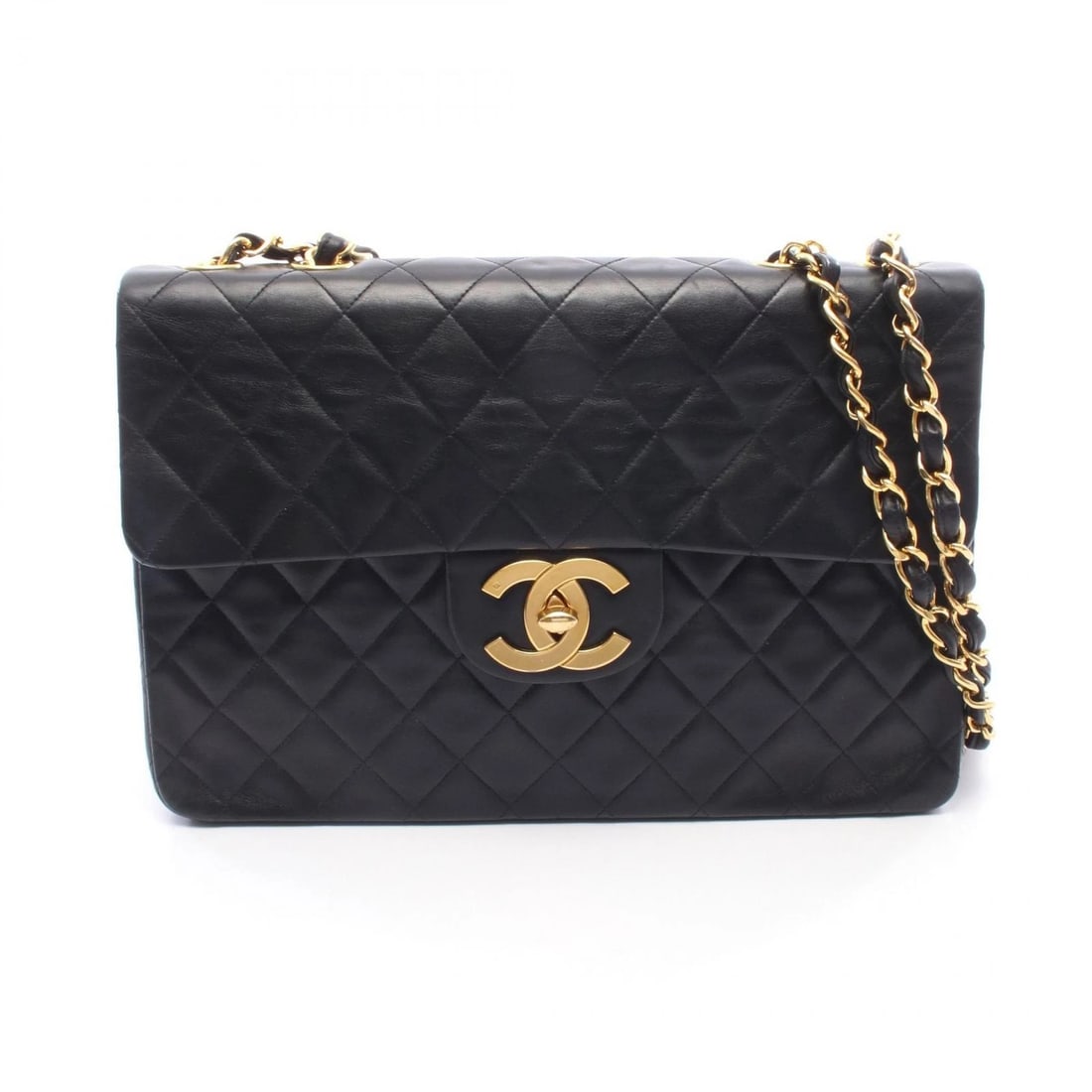 CHANEL JUMBO MATELASSE 34 SINGLE FLAP CHAIN SHOULDER BAG (1 of 7)