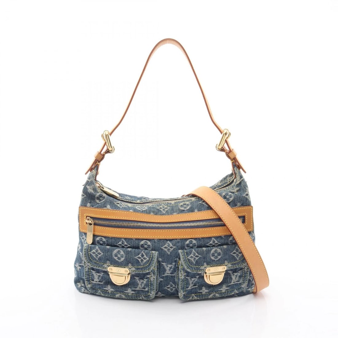 LOUIS VUITTON BAGGY PM SHOULDER HANDBAG MONOGRAM (1 of 8)