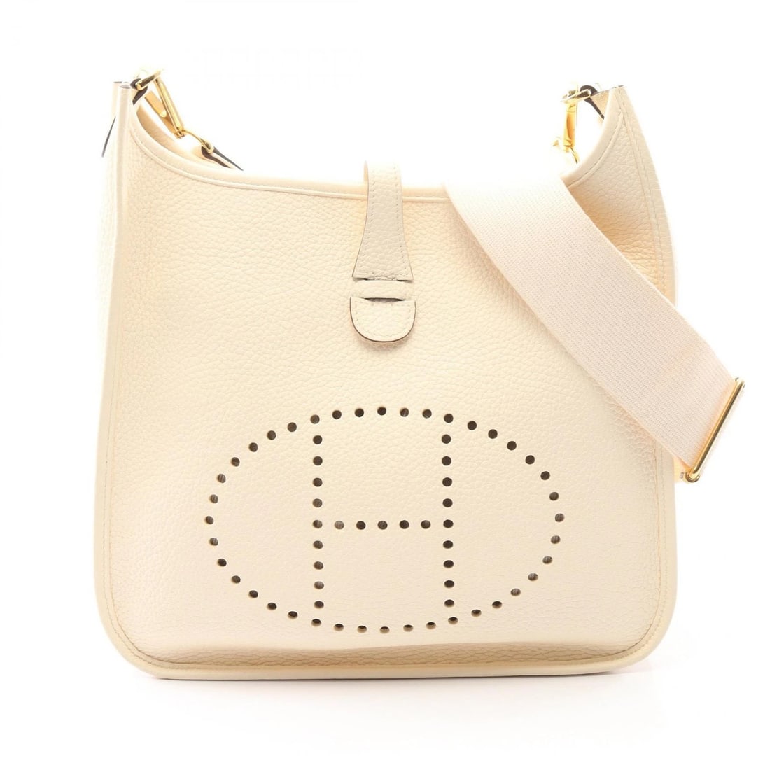 HERMES EVELYNE 3 PM SHOULDER CROSSBODY BAG: HERMES Evelyne 3 PM Shoulder crossbody Bag Brand: HERMES Type: Shoulder Bag Material: Exterior Material leather Color: Exterior Color Beige Size: H:26.5cm x W:28cm x D:7cm (H:10.4" x W:11.0" x D:2