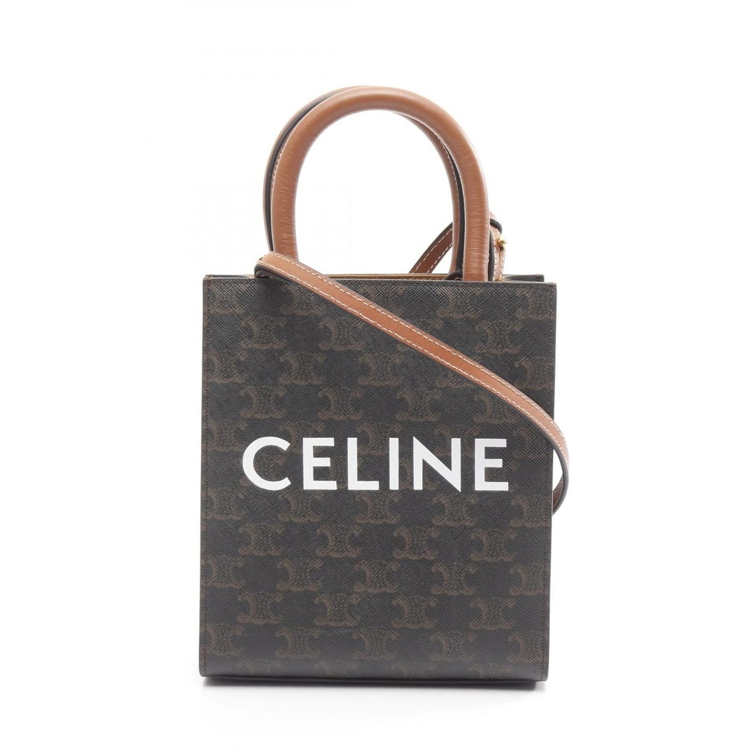 CELINE MINI VERTICAL CABAS TRIOMPHE CROSSBODY HANDBAG (1 of 4)