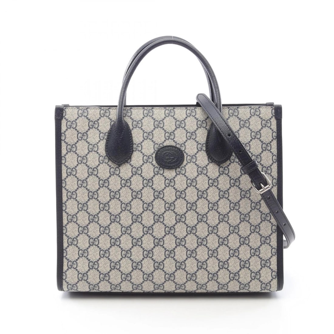 GUCCI GG SUPREME 2WAY SHOULDER TOTE BAG: GUCCI GG Supreme 2Way Shoulder Tote Bag Brand: GUCCI Type: Tote Bag Material: Exterior Material PVC coated canvas Color: Exterior Color Beige Size: H:25cm x W:31cm x D:12.5cm (H:9.8" x W:12.2" x D