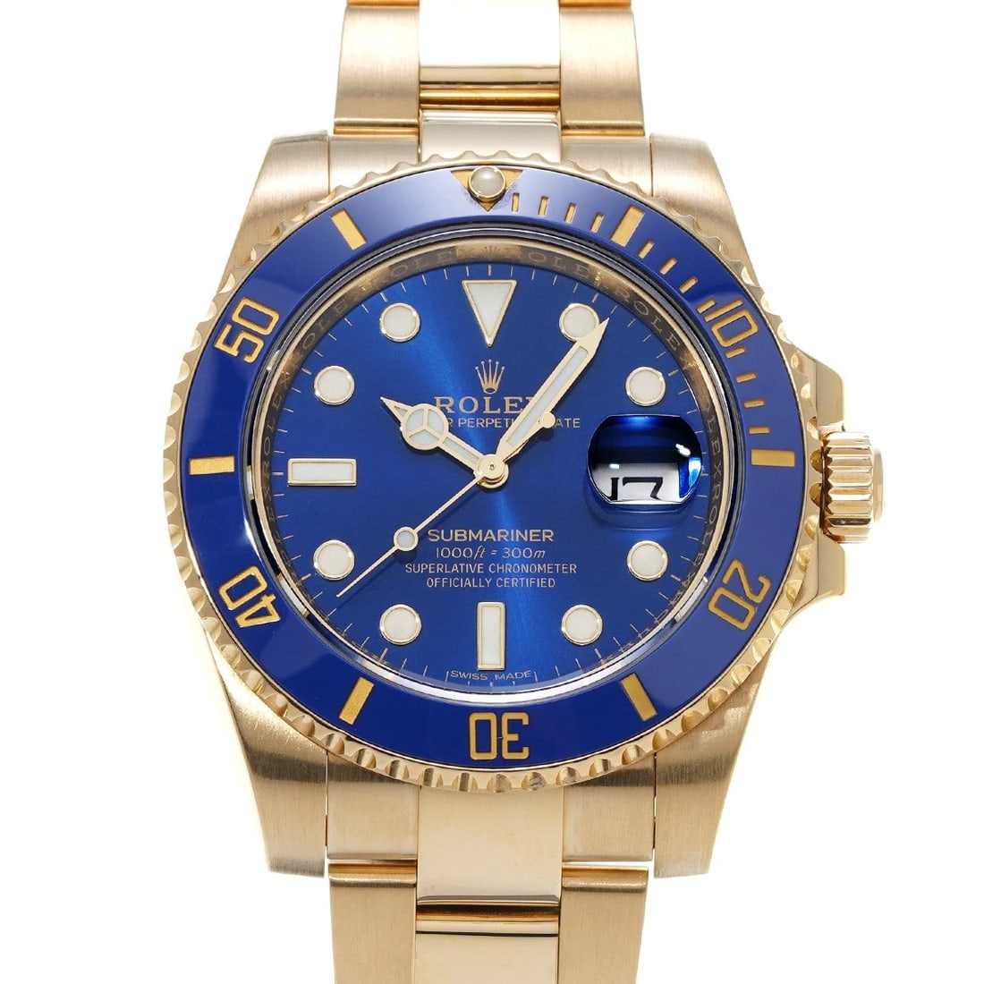 ROLEX SUBMARINER DATE BLUE WATCH (1 of 4)