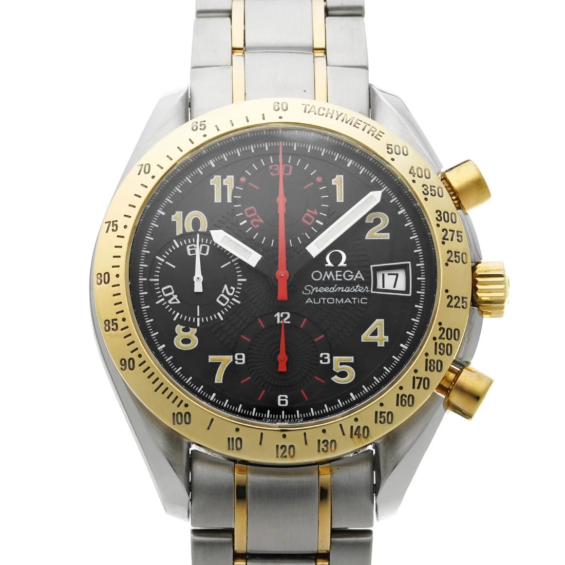 OMEGA SPEEDMASTER DATE BLACK WATCH (1 of 4)