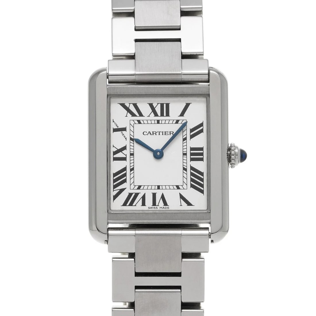 CARTIER TANK SOLO SILVER WATCH (1 of 4)