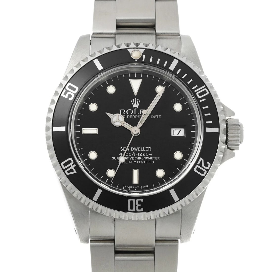 ROLEX SEA DWELLER BLACK WATCH: ROLEX Sea Dweller black WATCH Brand: ROLEX Type: Wristwatch Material: Band Material Stainless steel, Case Material Stainless steel Color: Dial Color black Size: ??Case? H/about 40mm W/about