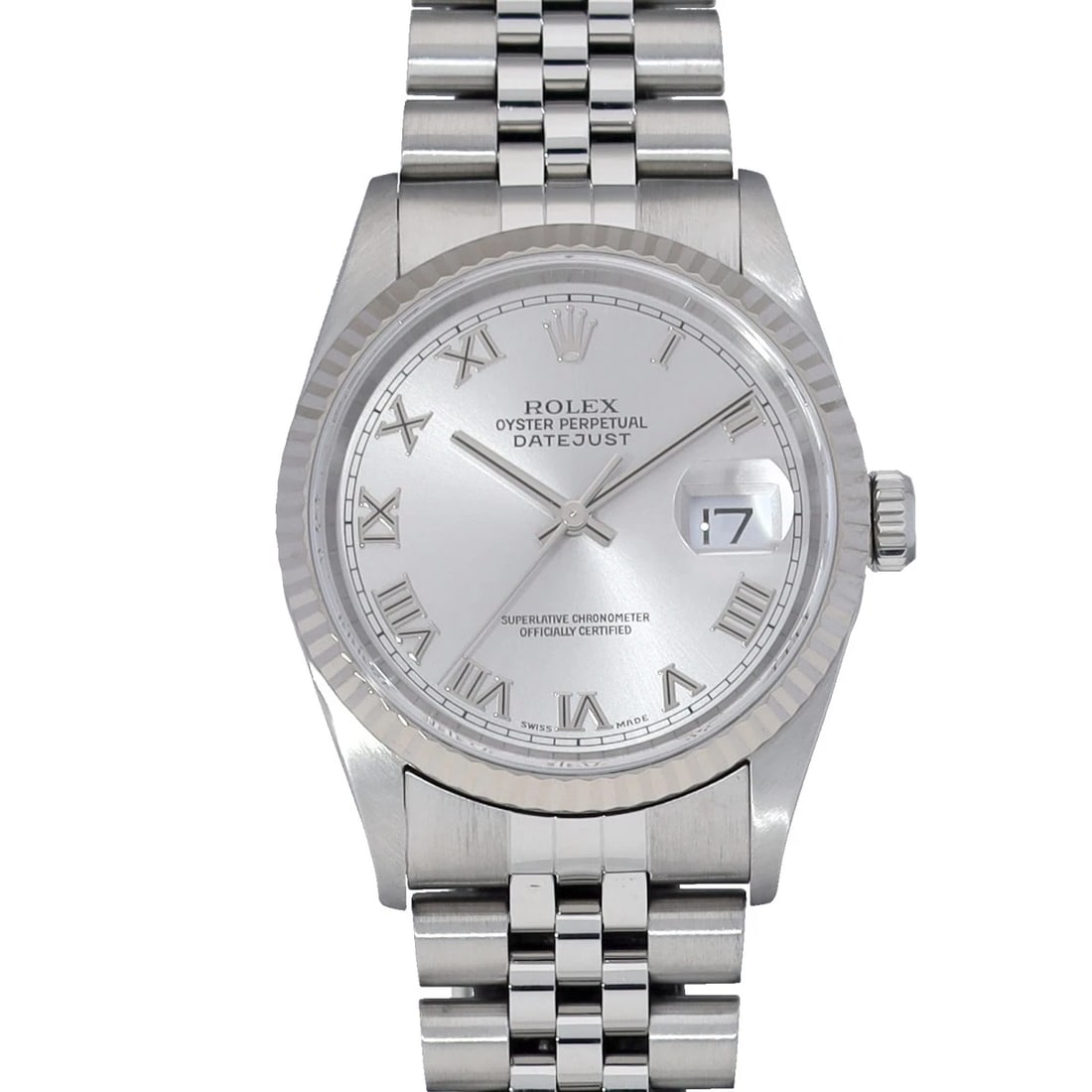 ROLEX DATEJUST GRAY WATCH (1 of 4)