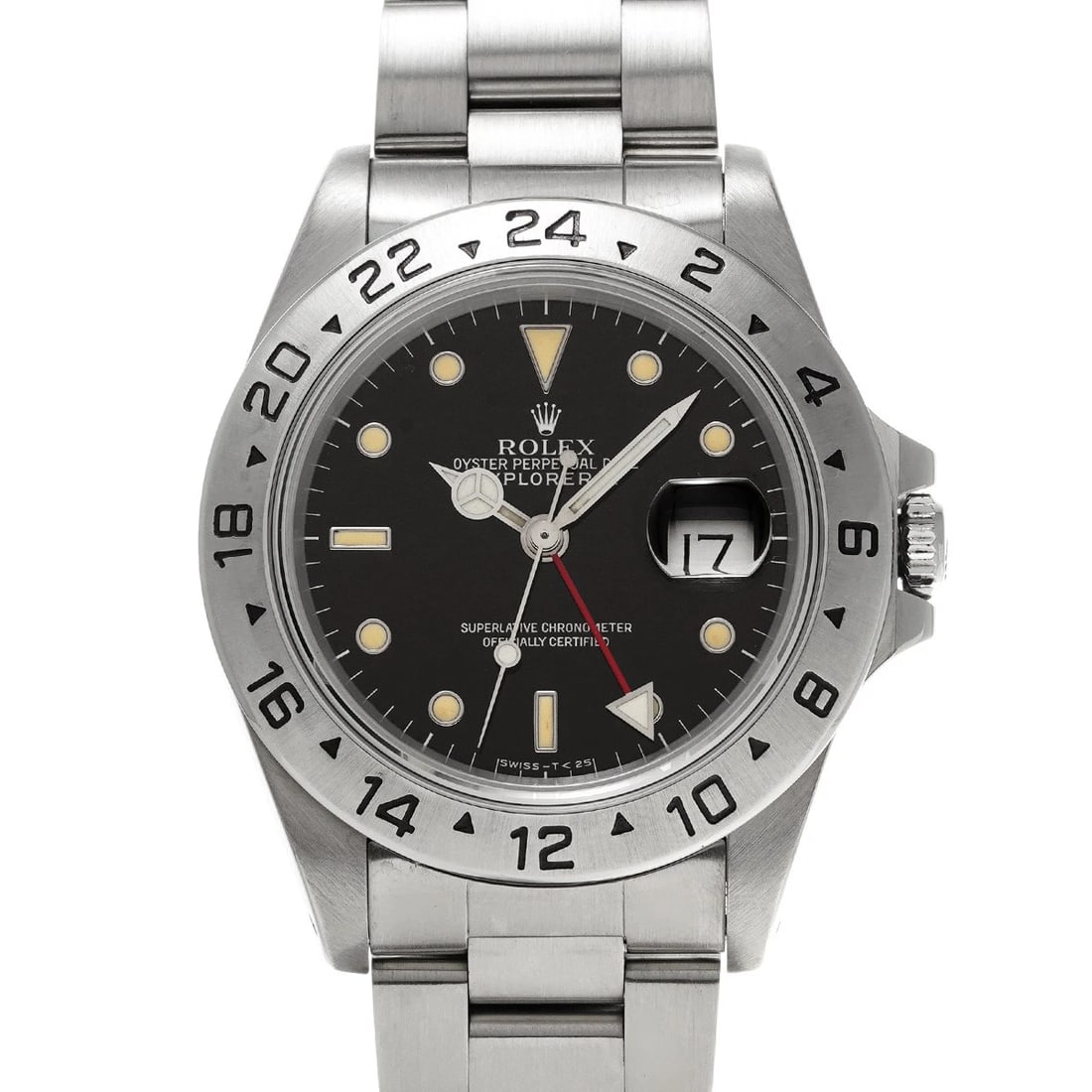 ROLEX EXPLORER BLACK WATCH: ROLEX Explorer black WATCH Brand: ROLEX Type: Wristwatch Material: Band Material Stainless steel, Case Material Stainless steel Color: Dial Color black Size: ??Case? H/about 40mm W/about 40mm D/ab