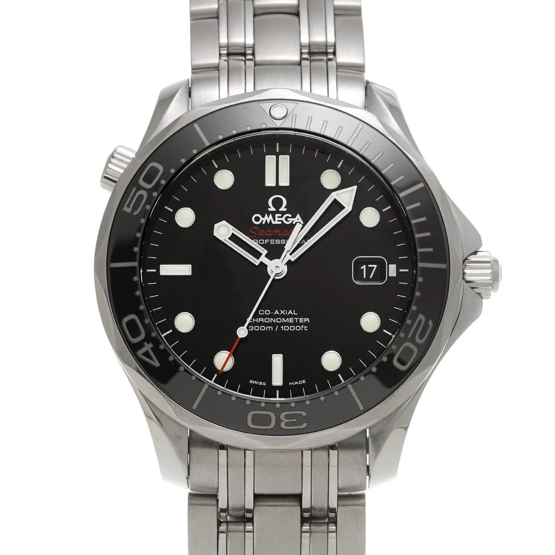 OMEGA SEAMASTER CO AXIAL BLACK WATCH (1 of 4)
