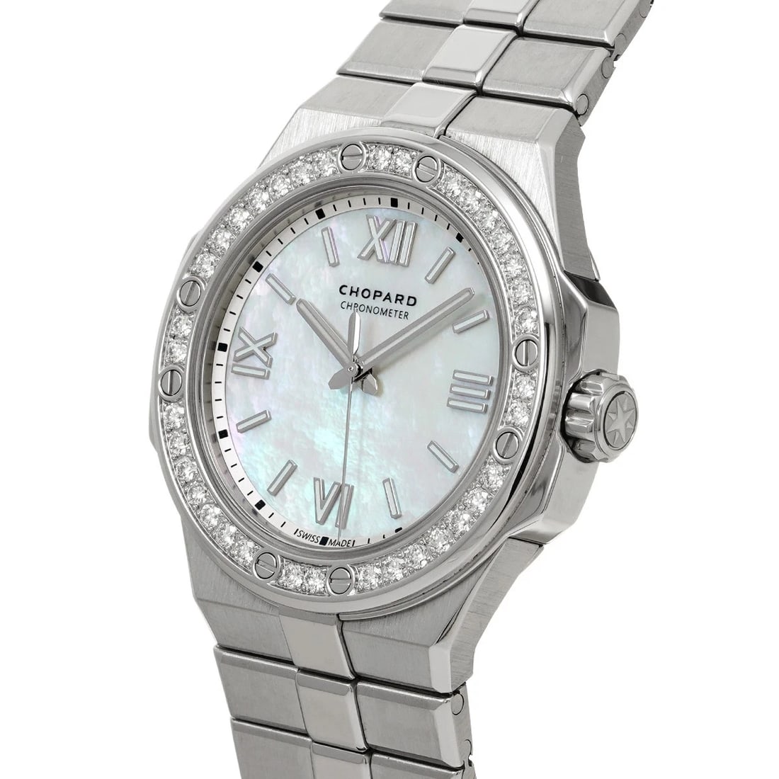 CHOPARD ALPINE WHITE SHELL WATCH - 2