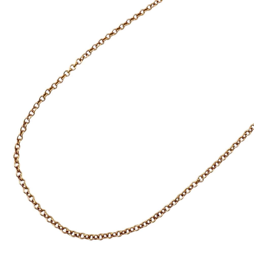 TIFFANY&CO. NECKLACE K18 PINK GOLD: TIFFANY&Co. Necklace K18 Pink Gold Brand: Tiffany&co. Type: Necklace Material: K18 Pink Gold Color: gold Size: Size(CM) Total Length:45.5cm Accessories: None Accessories Notice: When purch