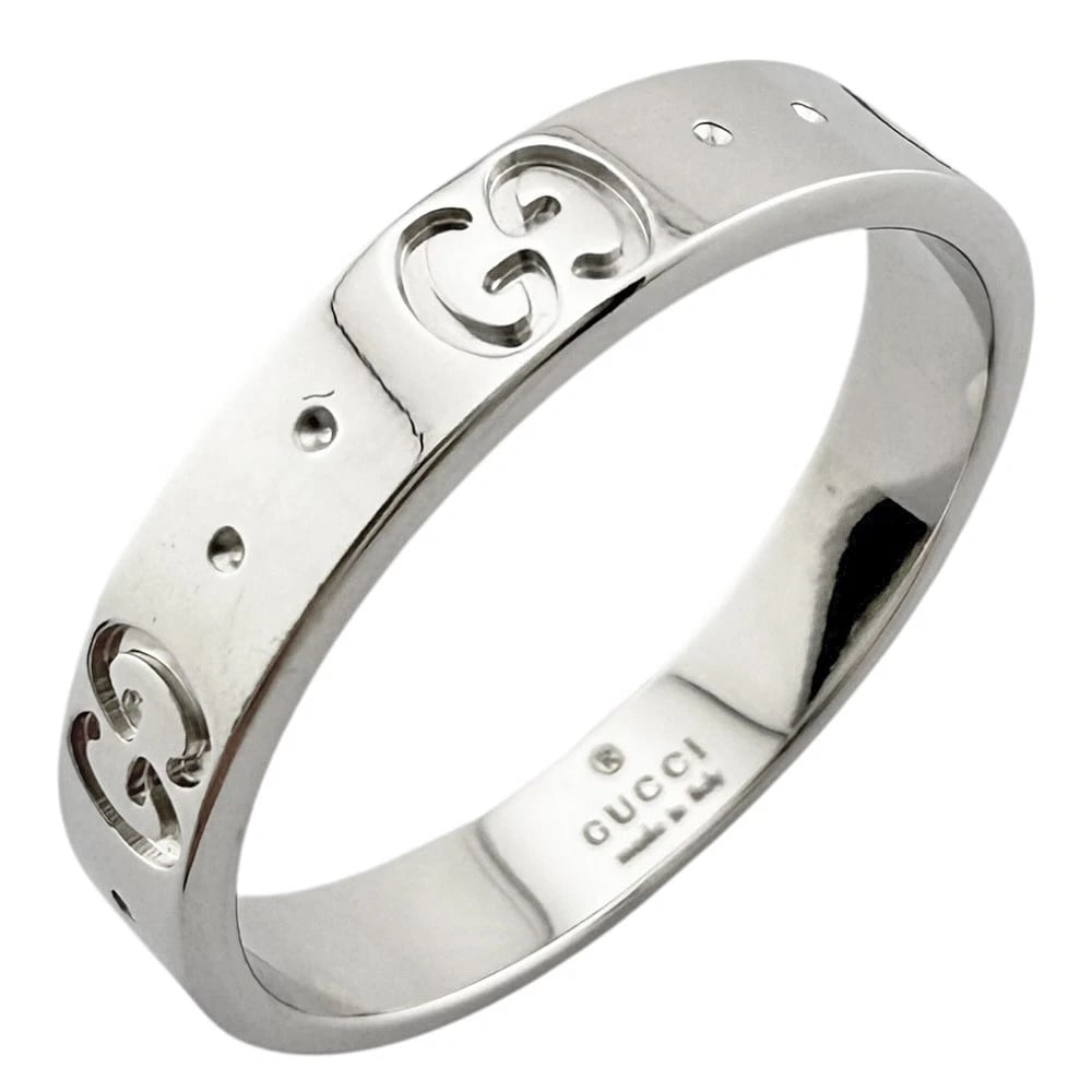 GUCCI RING K18 WHITE GOLD ICON (1 of 4)
