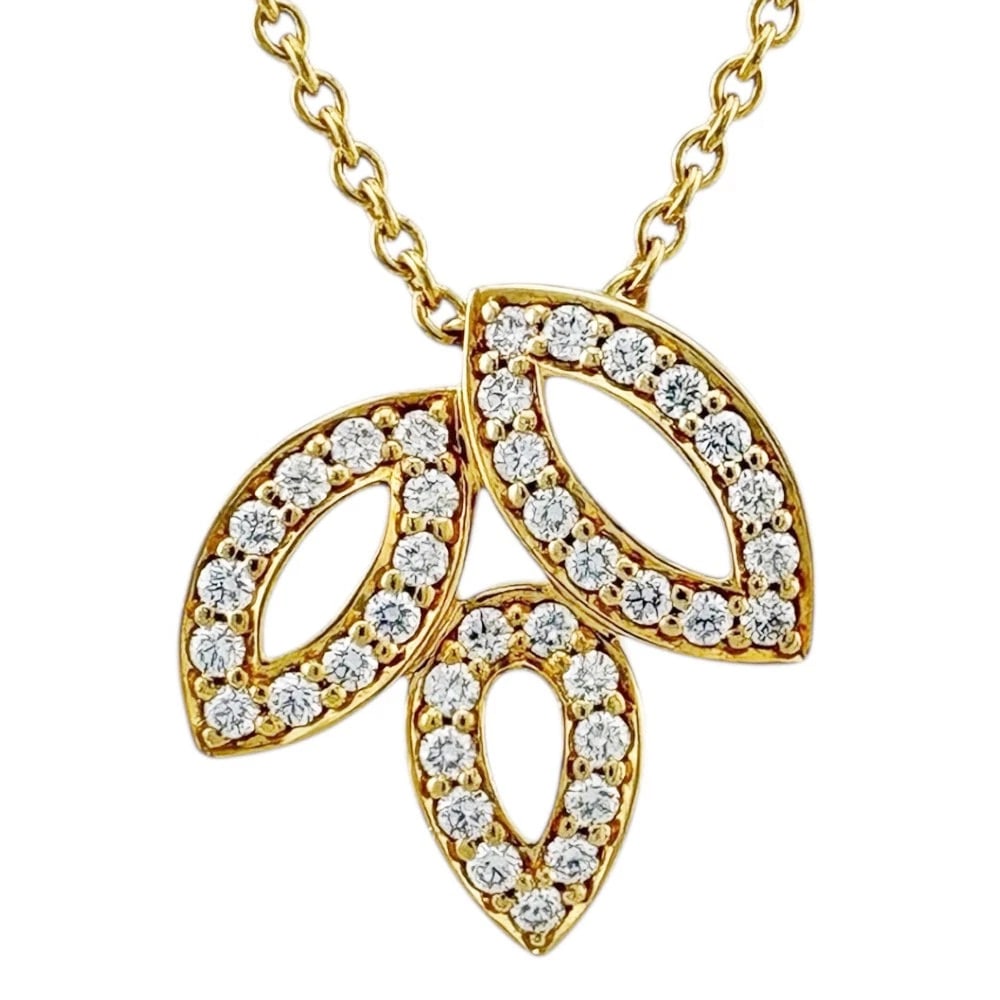 HARRY WINSTON NECKLACE K18 YELLOW GOLD: HARRY WINSTON Necklace K18 yellow gold Brand: HARRY WINSTON Type: Necklace Material: K18 yellow gold Color: gold Size: Size(CM) Total Length:41cm Chain width:1.0mm Top:W12.5mm x H13.0mm Accessori