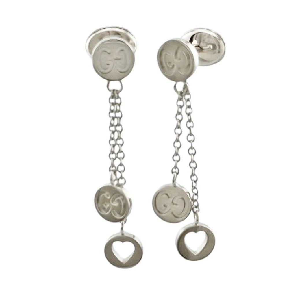 GUCCI EARRING K18 WHITE GOLD (1 of 2)