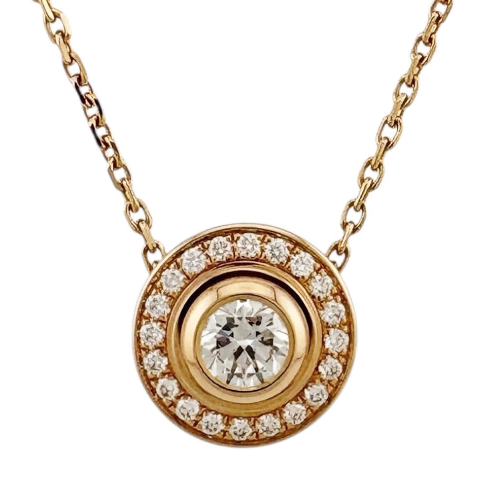 CARTIER NECKLACE K18 PINK GOLD DIAMOND (1 of 4)