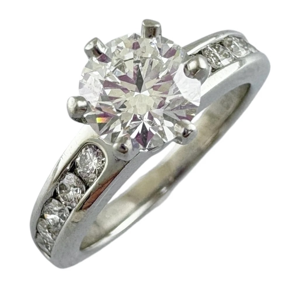 TIFFANY&CO. RING PT950PLATINUM DIAMOND SOLITAIRE (1 of 4)