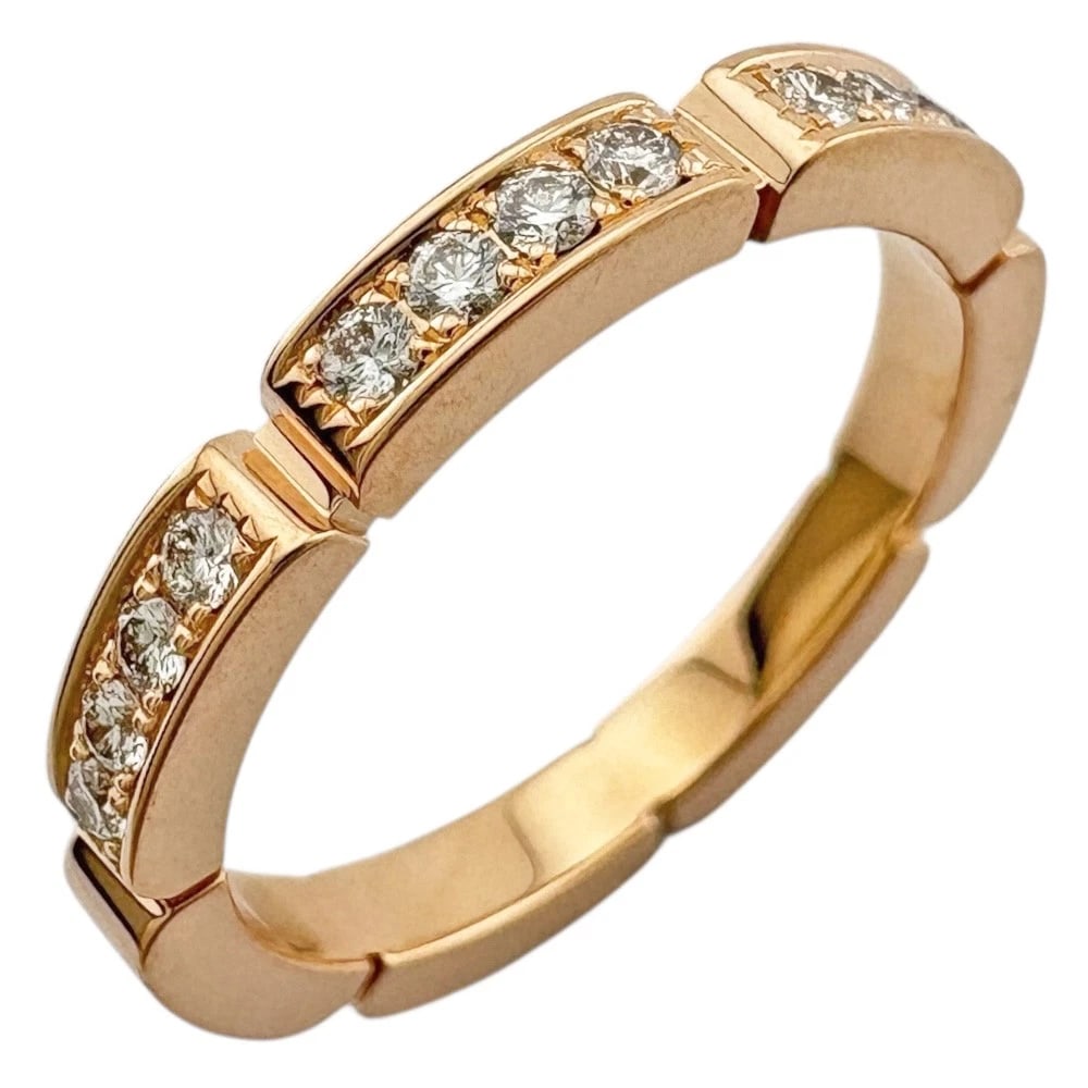 CARTIER RING K18 PINK GOLD DIAMOND (1 of 3)
