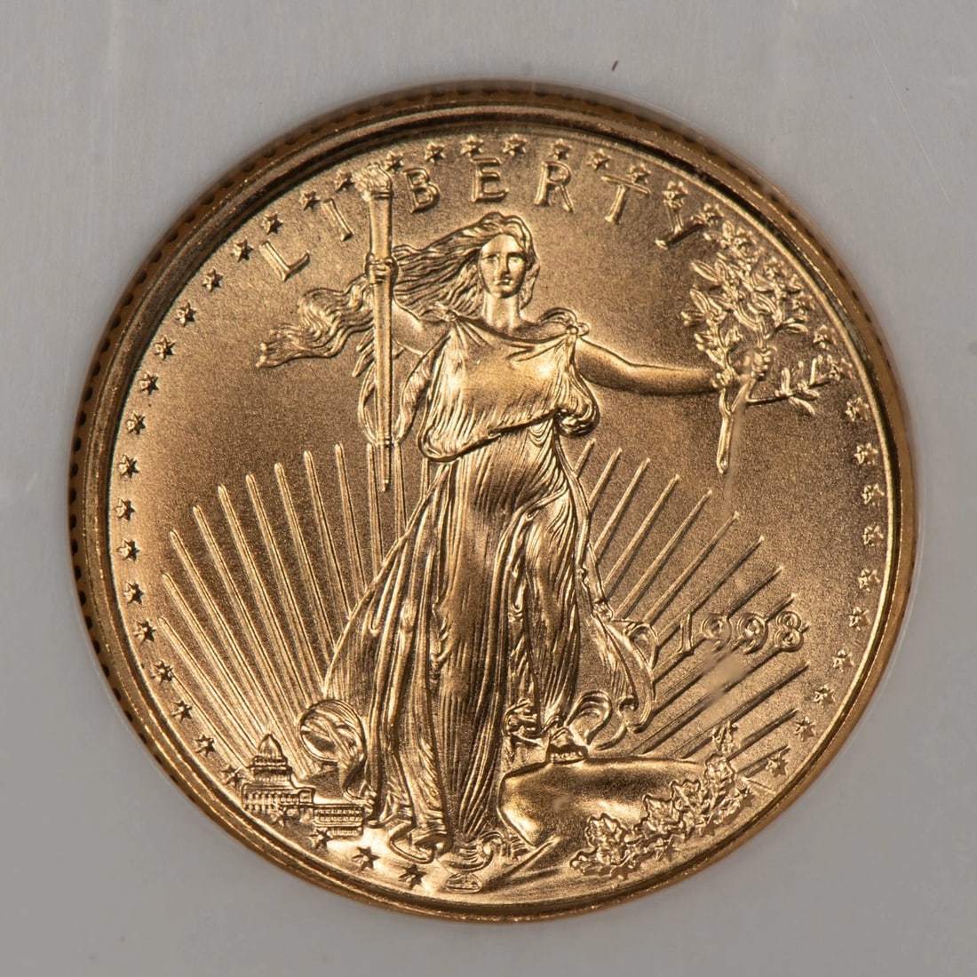 1998 G$5 1/10 OZ GOLD AMERICAN EAGLE - TENTH-OUNCE (1 of 2)