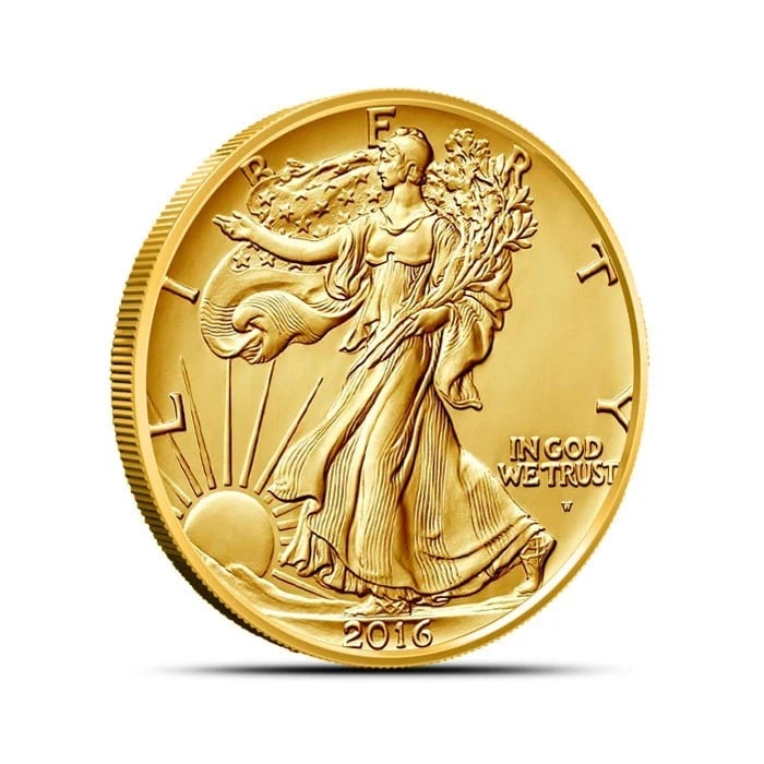 2016-W G50C 1/2 OZ .9999 GOLD WALKING LIBERTY CENTENNIAL (1 of 2)