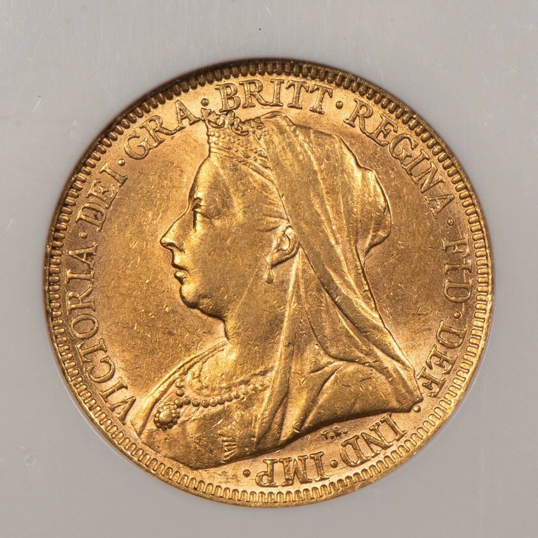 1896 GREAT BRITAIN SOVEREIGN GOLD COIN (1 of 2)