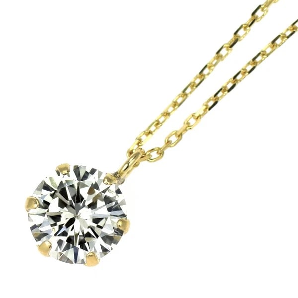 K18YG LDH DIAMOND PENDANT NECKLACE: K18YG LDH Diamond Pendant Necklace Brand: None Type: pendant necklace Material: K18YG Color: YG Size: Necklace: Chain Length 40 cm Accessories: None Accessories Notice: When purchasing