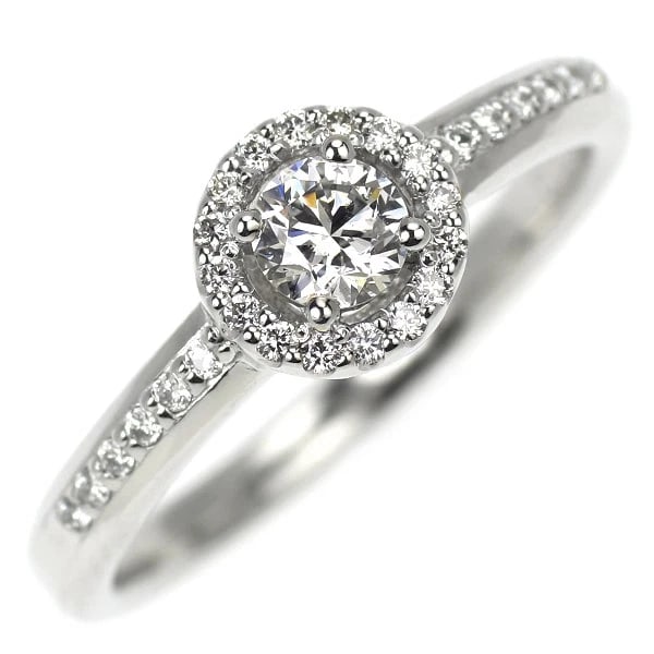 PT900 DIAMOND RING: Pt900 diamond ring Brand: None Type: ring Material: Pt900 Color: None Size: 4.75 - 5 US Accessories: None Accessories Notice: When purchasing pre-owned goods, please refer to the photos of