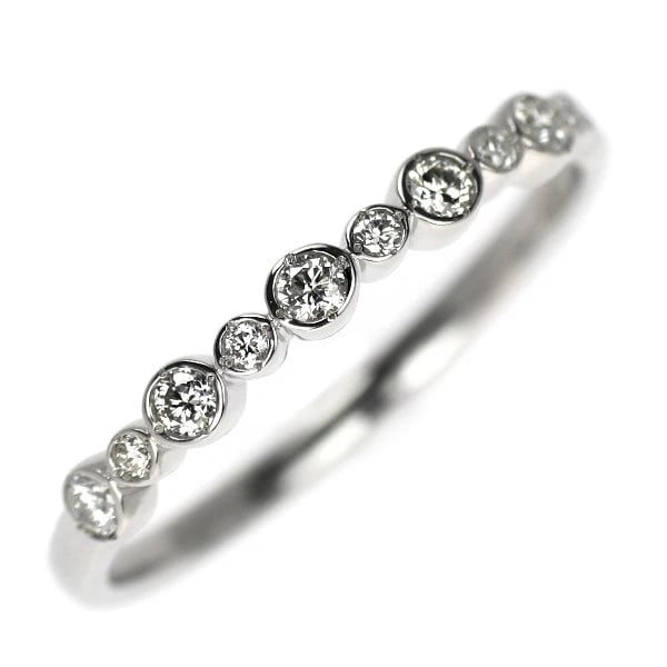 VENDOME AOYAMA PT997 DIAMOND RING: Vendome Aoyama Pt997 Diamond Ring Brand: Vendome Aoyama Type: ring Material: Pt997 Main Stone/Creation Natural Color: Silver Size: 5.5 - 5.75 US Accessories: None Accessories Notice: When