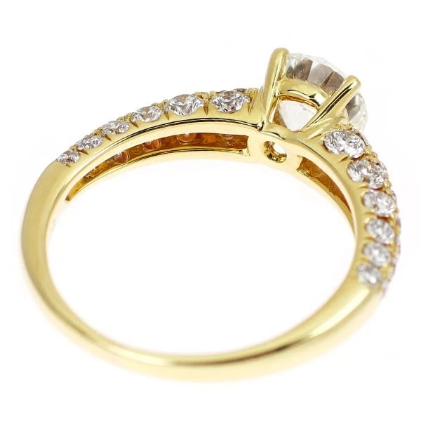 K18YG DIAMOND RING - 2