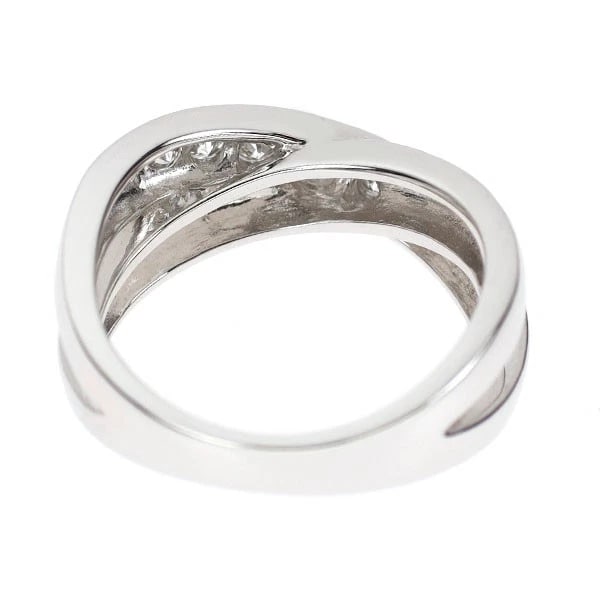K18WG DIAMOND RING - 3