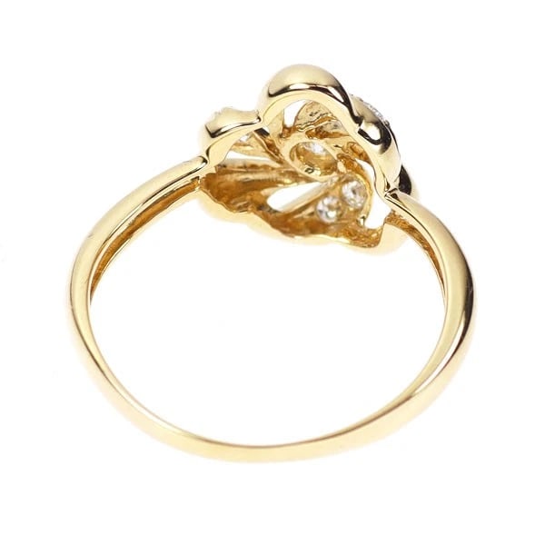 K18YG DIAMOND RING - 2