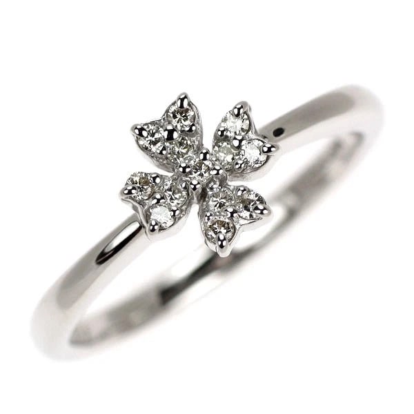 VENDOME AOYAMA K18WG DIAMOND RING: Vendome Aoyama K18WG diamond ring Brand: Vendome Aoyama Type: ring Material: K18WG Main Stone/Creation Natural Color: WG Size: 4.75 - 5 US Accessories: None Accessories Notice: When purcha