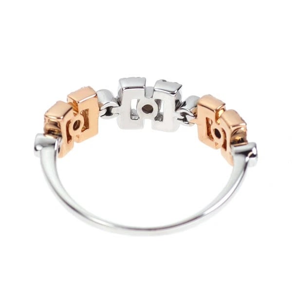 K18WG/PG DIAMOND RING - 2