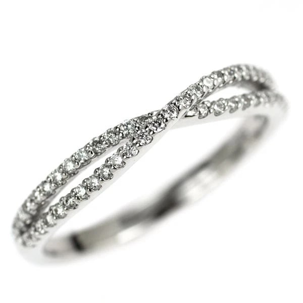 PT950 DIAMOND RING: Pt950 diamond ring Brand: None Type: ring Material: Pt950 Color: none Size: 5.5 - 5.75 US Accessories: None Accessories Notice: When purchasing pre-owned goods, please refer to the photos of