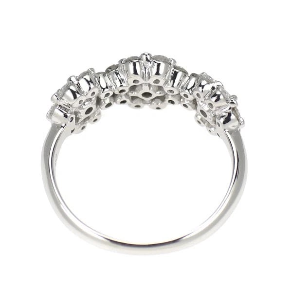 K18WG DIAMOND RING - 2