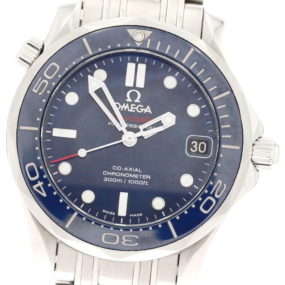 OMEGA SEAMASTER CO AXIAL AUTOMATIC: OMEGA Seamaster Co Axial Automatic Brand: OMEGA Type: Wristwatch Material: Band Material Stainless Steel, Case Material Stainless Steel / Stainless Steel Color: Band Color Silver, Dial Color