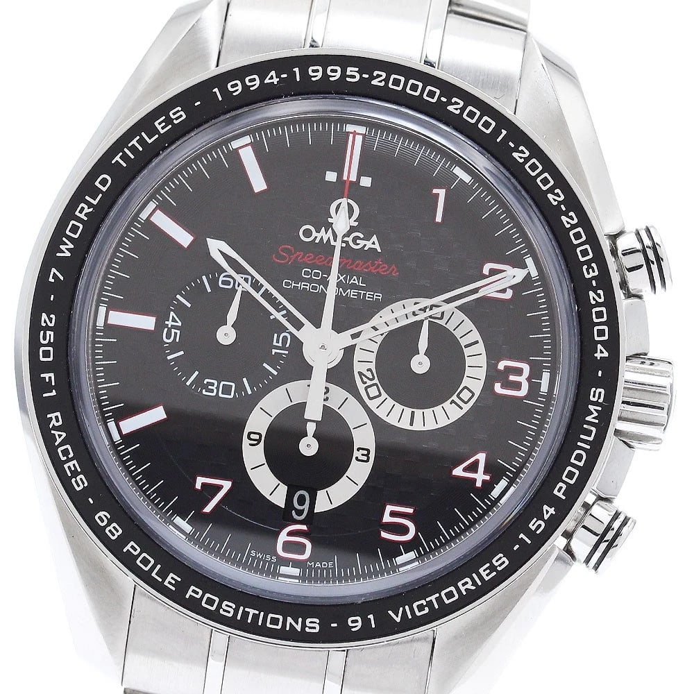 OMEGA SPEEDMASTER CHRONOGRAPH AUTOMATIC WATCH: OMEGA Speedmaster Chronograph Automatic Watch Brand: OMEGA Type: Wristwatch Material: Band Material Stainless Steel, Case Material Stainless Steel / Stainless Steel Color: Band Color Silver, Dial C