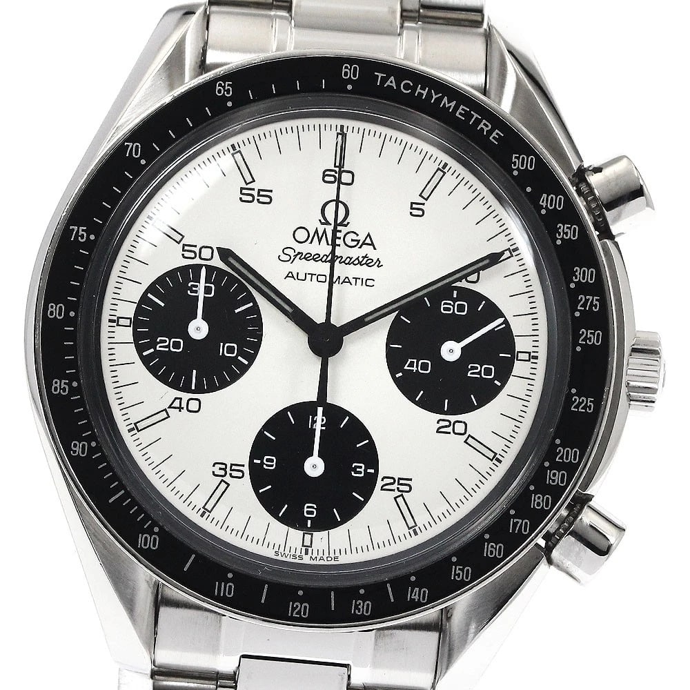 OMEGA SPEEDMASTER MARUI CHRONOGRAPH AUTOMATIC WATCH: OMEGA Speedmaster Marui Chronograph Automatic Watch Brand: OMEGA Type: Wristwatch Material: Band Material Stainless Steel, Case Material stainless Steel /stainless steel Color: Band Color Silver, D