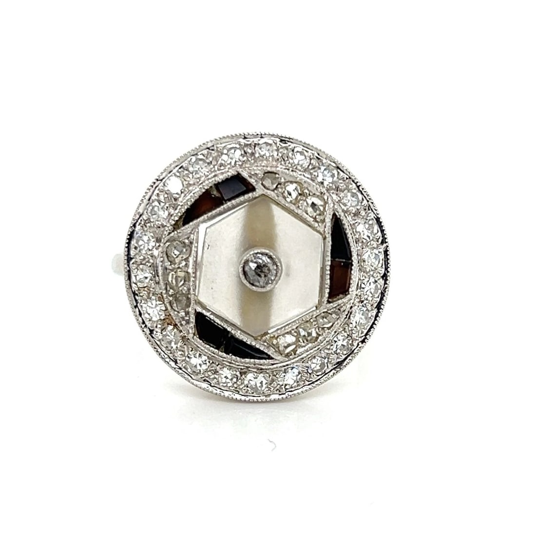 BAYARD BROGAN DIAMOND CAMPHOR 14K GOLD RING: Bayard Brogan Diamond Camphor 14k Gold Ring Brand: Unbranded Type: Ring Material: 14k white gold Color: white Size: 6 US Accessories: None Accessories Notice: When purchasing pre-owned goods,