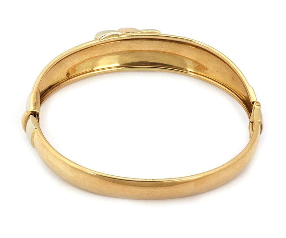 DARNLAION HINGED DOME BANGLE BRACELET - 2