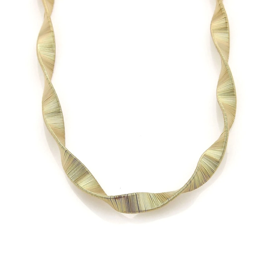 WIDE FANCY TWISTED NECKLACE (1 of 3)