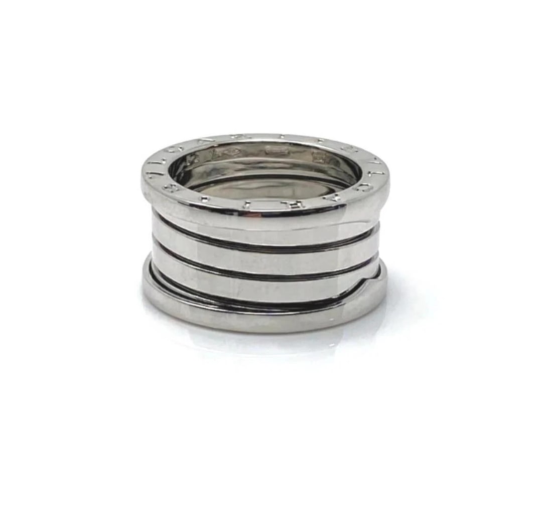 BVLGARI B.ZERO1 FOUR BAND RING IN 18K WHITE GOLD (1 of 3)