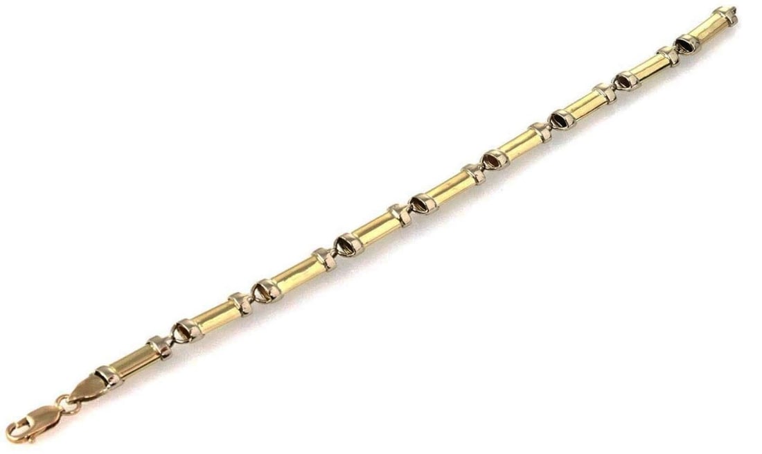 LONG TUBE LINK BRACELET - 3